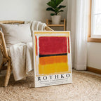 Violet Black Orange Yellow 1949 Exhibiton - Mark Rothko - Framed Canvas Wall Art Print