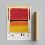 Violet Black Orange Yellow 1949 Exhibiton - Mark Rothko - Rolled Poster Wall Art Print | House Prints
