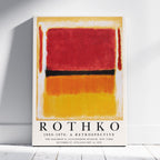 Violet Black Orange Yellow 1949 Exhibiton - Mark Rothko - Framed Canvas Wall Art Print