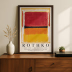 Violet Black Orange Yellow 1949 Exhibiton - Mark Rothko - Rolled Poster Wall Art Print | House Prints