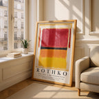 Violet Black Orange Yellow 1949 Exhibiton - Mark Rothko - Rolled Poster Wall Art Print | House Prints