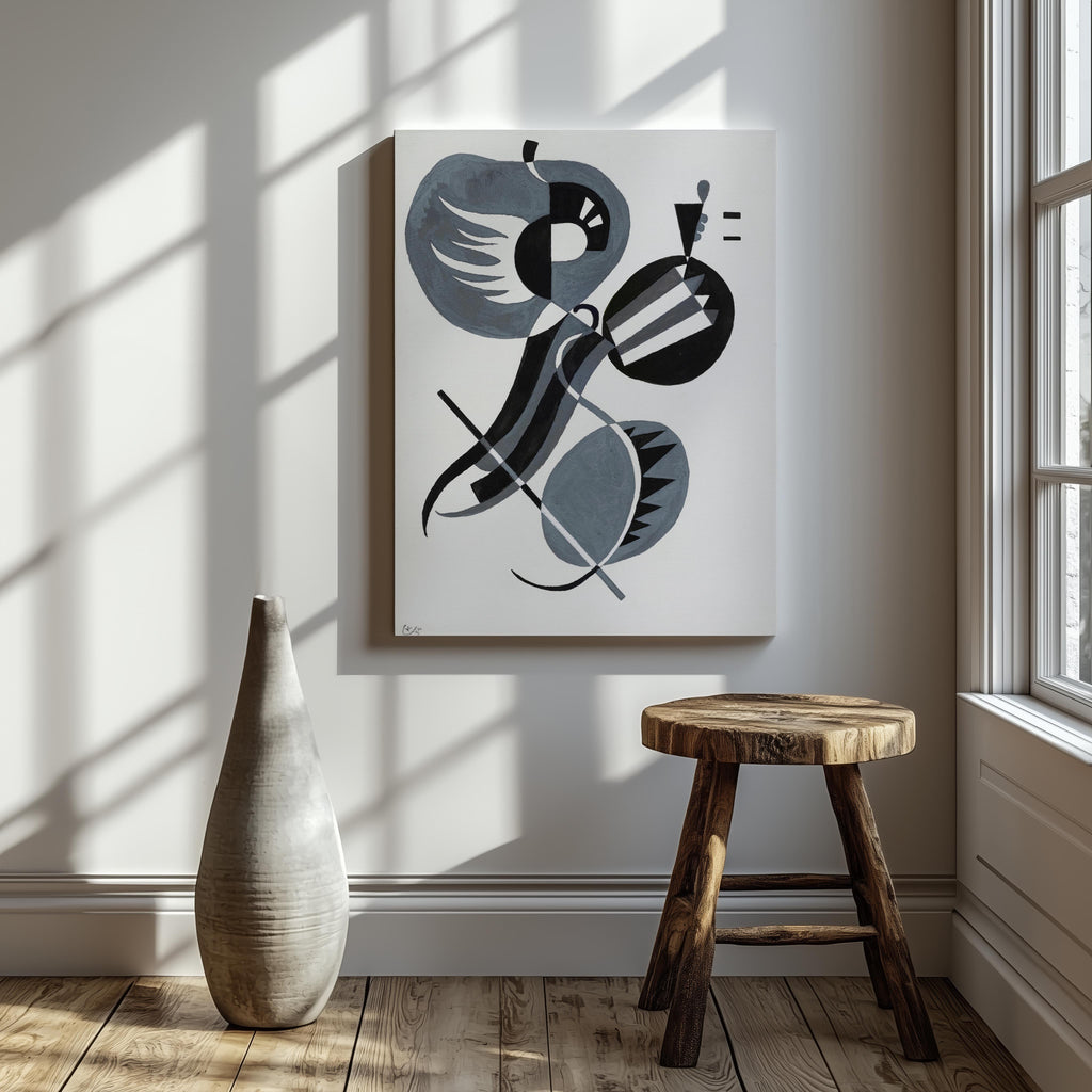 Sans Titre - Wassily Kandinsky - Framed Canvas Wall Art Print | House Prints