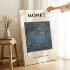 Water Lilies Art Exhibition - Claude Monét - Framed Canvas Wall Art Print | House Prints