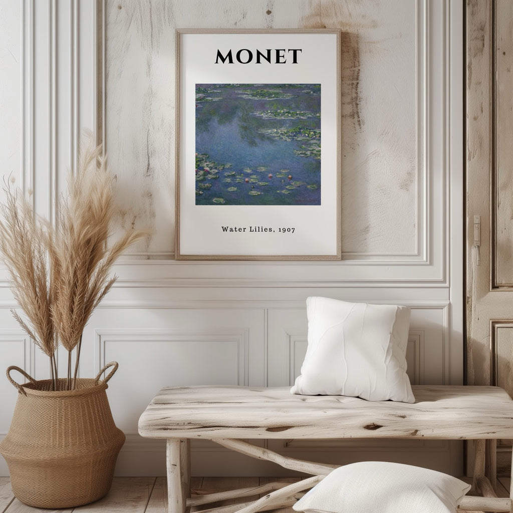 Water Lilies Art Exhibition - Claude Monét - Rolled Poster Wall Art Print | House Prints