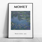 Water Lilies Art Exhibition - Claude Monét - Rolled Poster Wall Art Print | House Prints