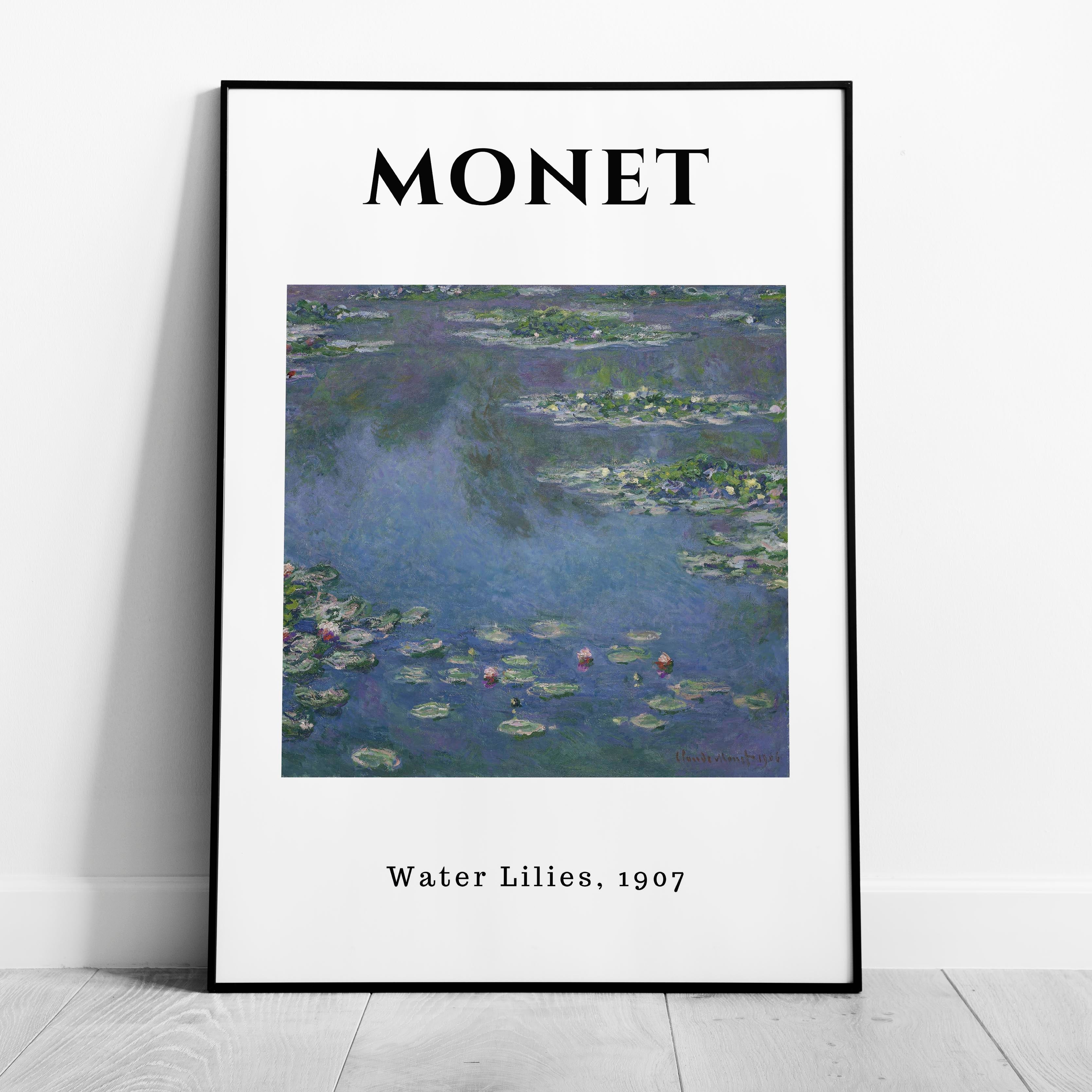 Water Lilies Art Exhibition - Claude Monét - Rolled Poster Wall Art Print