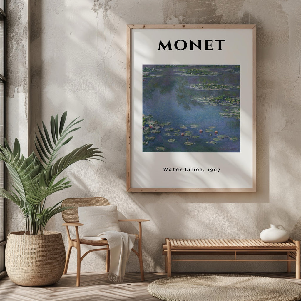 Water Lilies Art Exhibition - Claude Monét - Rolled Poster Wall Art Print | House Prints