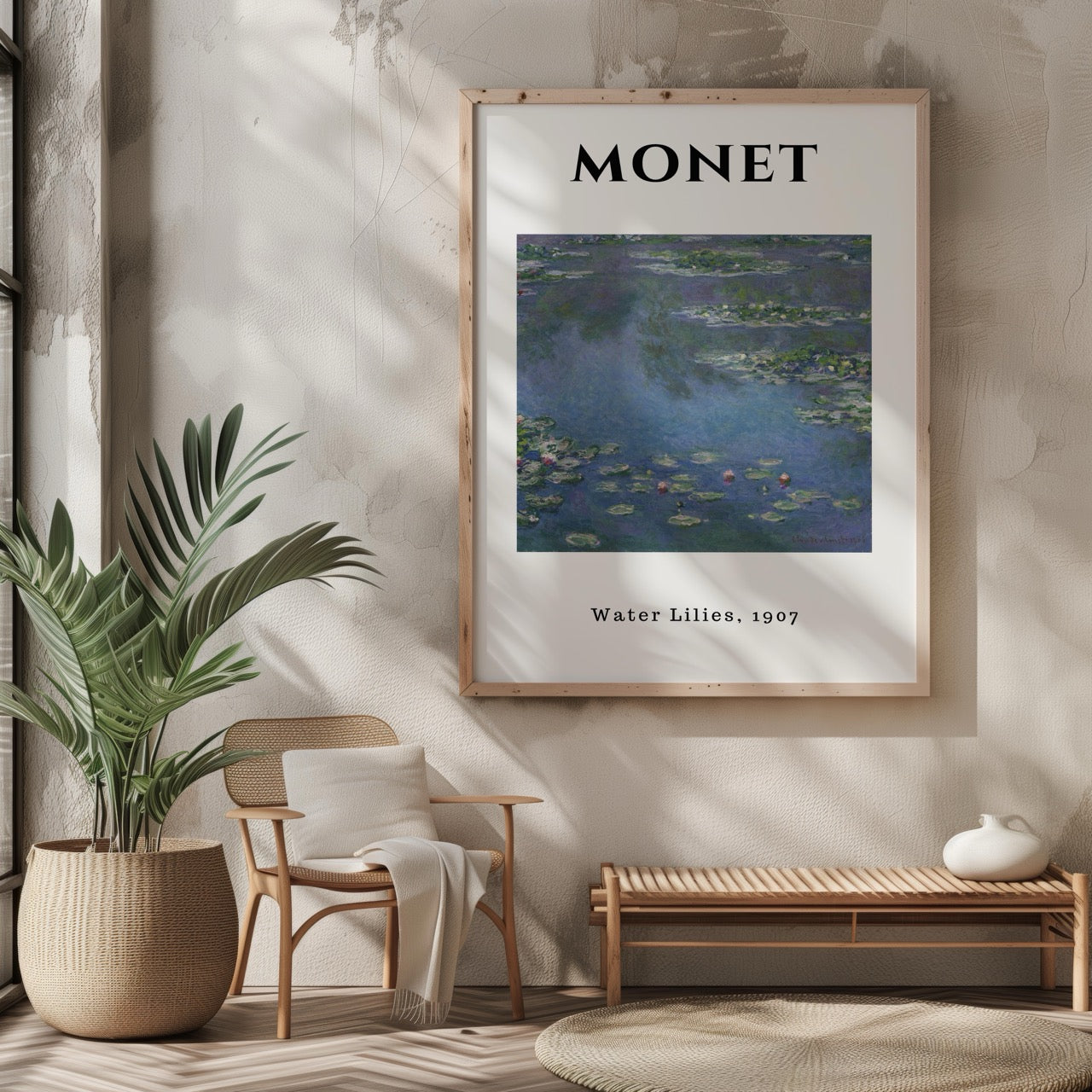 Water Lilies Art Exhibition - Claude Monét - Rolled Poster Wall Art Print