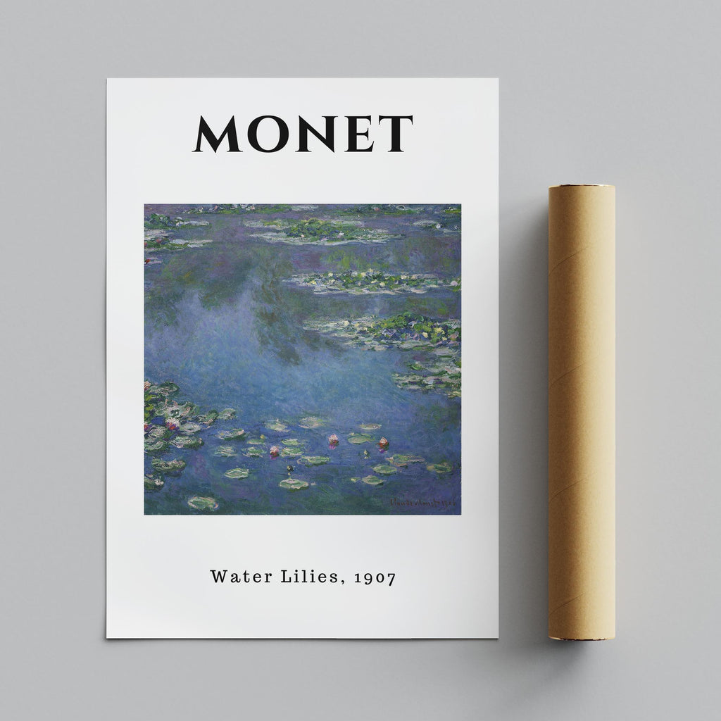 Water Lilies Art Exhibition - Claude Monét - Rolled Poster Wall Art Print | House Prints