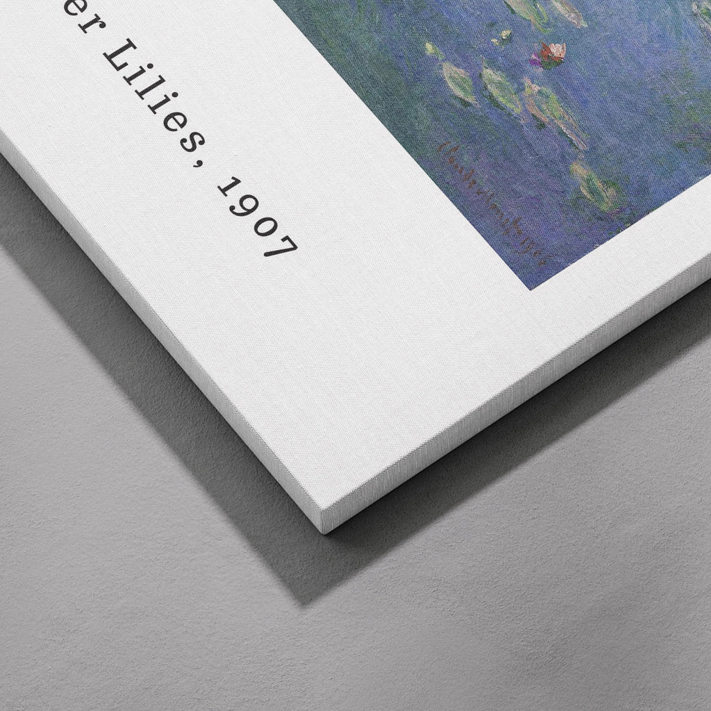 Water Lilies Art Exhibition - Claude Monét - Framed Canvas Wall Art Print | House Prints