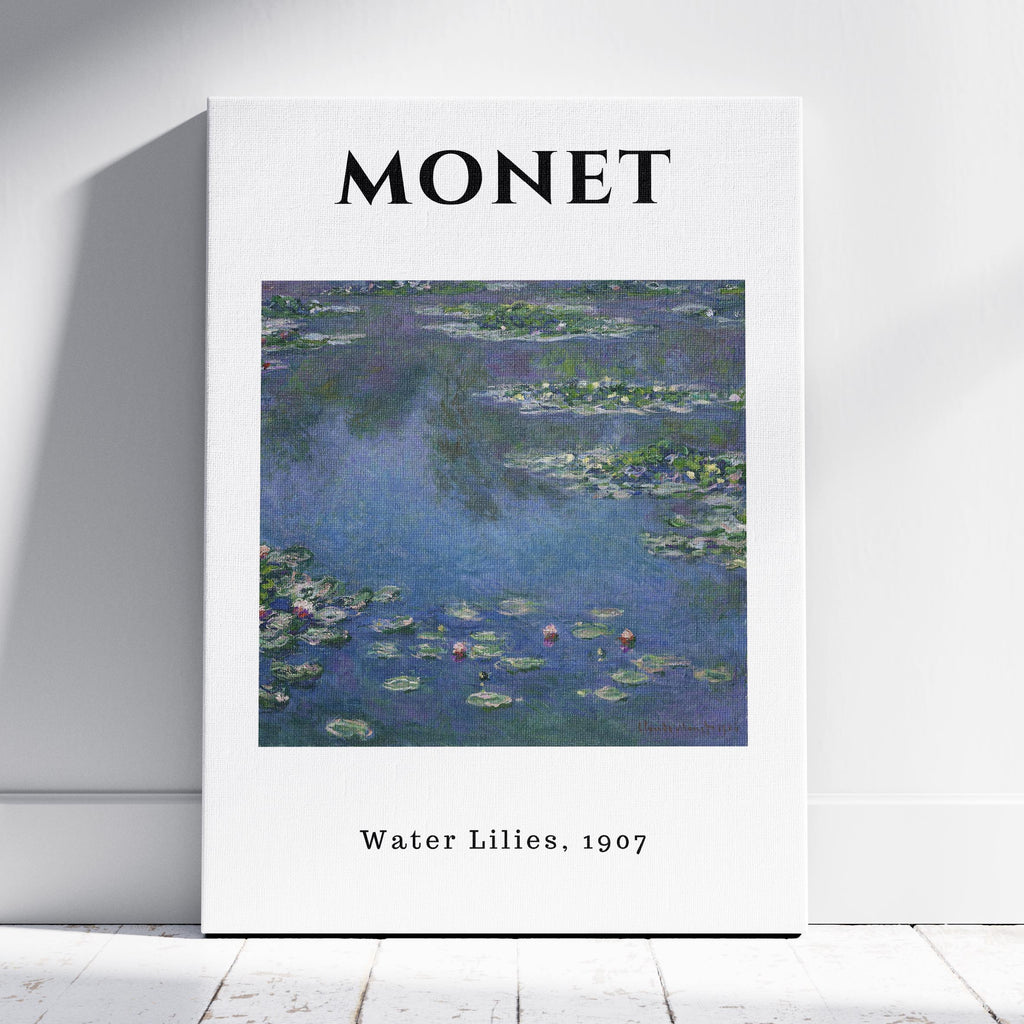 Water Lilies Art Exhibition - Claude Monét - Framed Canvas Wall Art Print | House Prints