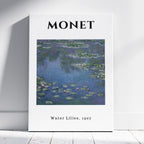Water Lilies Art Exhibition - Claude Monét - Framed Canvas Wall Art Print | House Prints