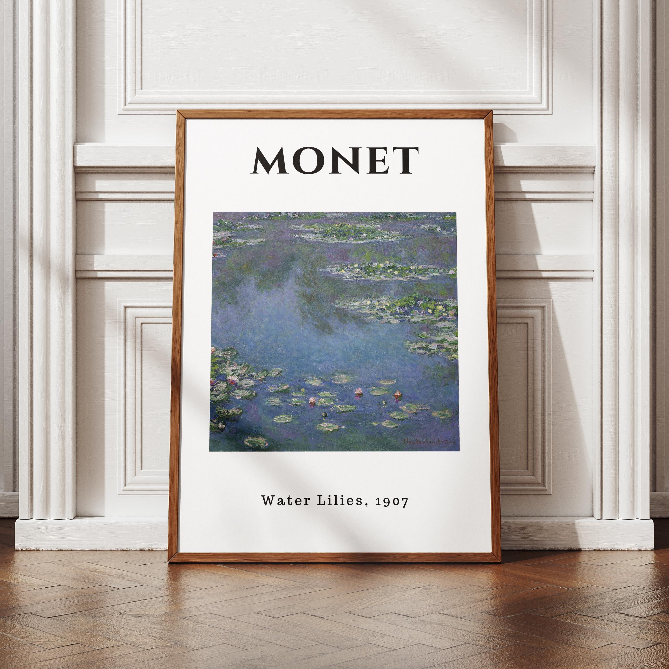 Water Lilies Art Exhibition - Claude Monét - Rolled Poster Wall Art Print