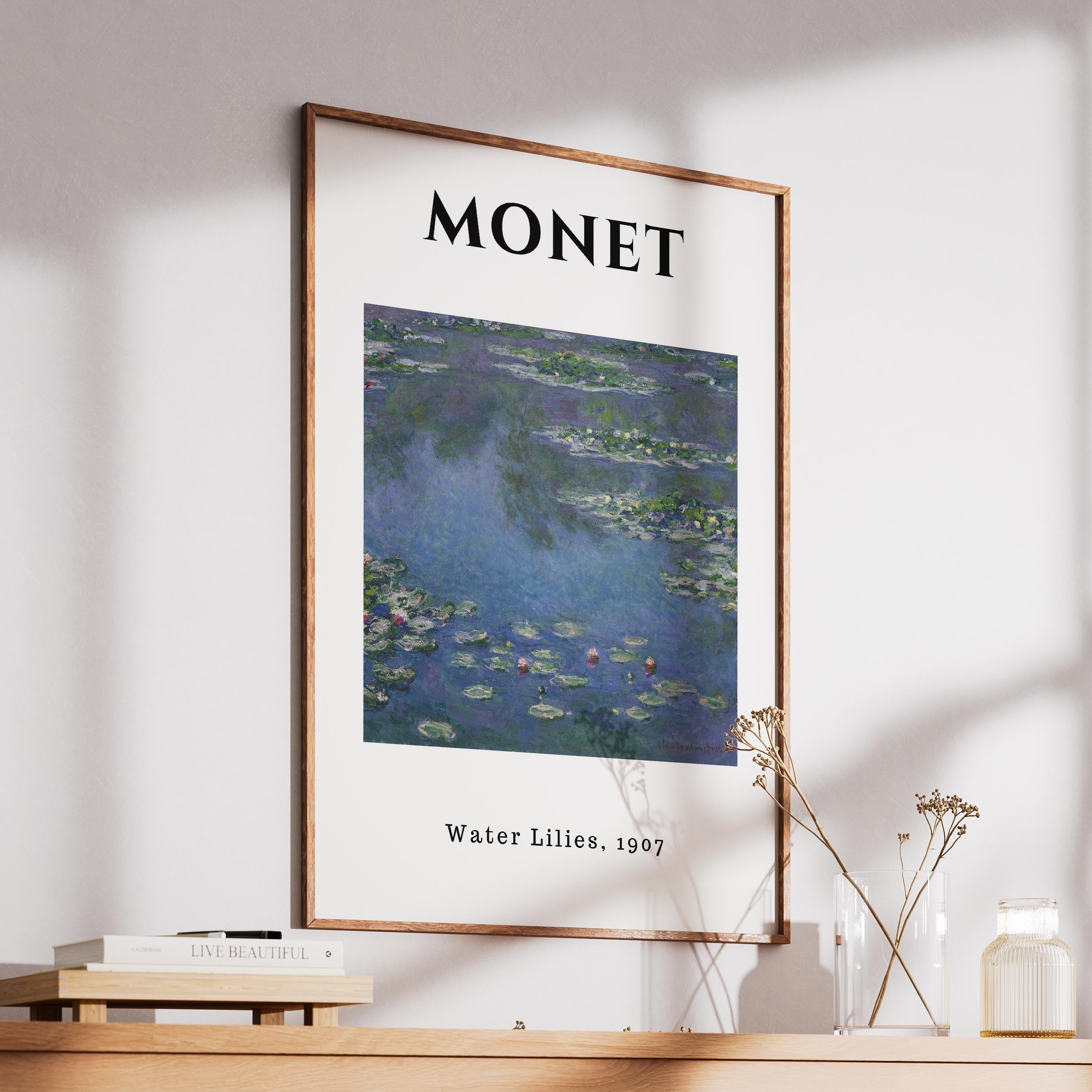Water Lilies Art Exhibition - Claude Monét - Rolled Poster Wall Art Print