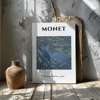 Water Lilies Art Exhibition - Claude Monét - Framed Canvas Wall Art Print | House Prints
