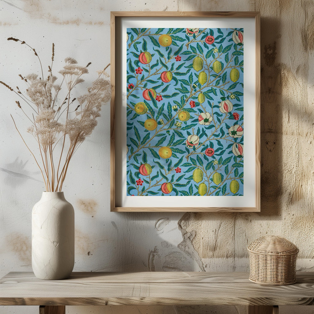 Four Fruits - William Morris - Rolled Poster Wall Art Print | House Prints