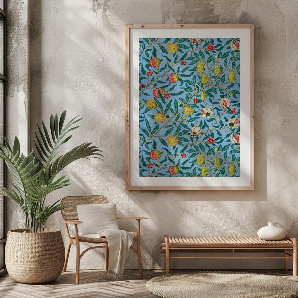 Four Fruits - William Morris - Rolled Poster Wall Art Print | House Prints