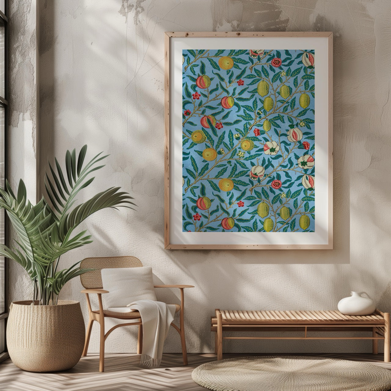 Four Fruits - William Morris - Rolled Poster Wall Art Print | House Prints