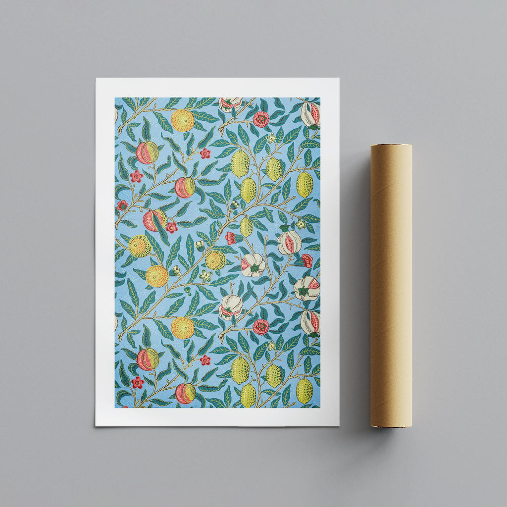 Four Fruits - William Morris - Rolled Poster Wall Art Print | House Prints