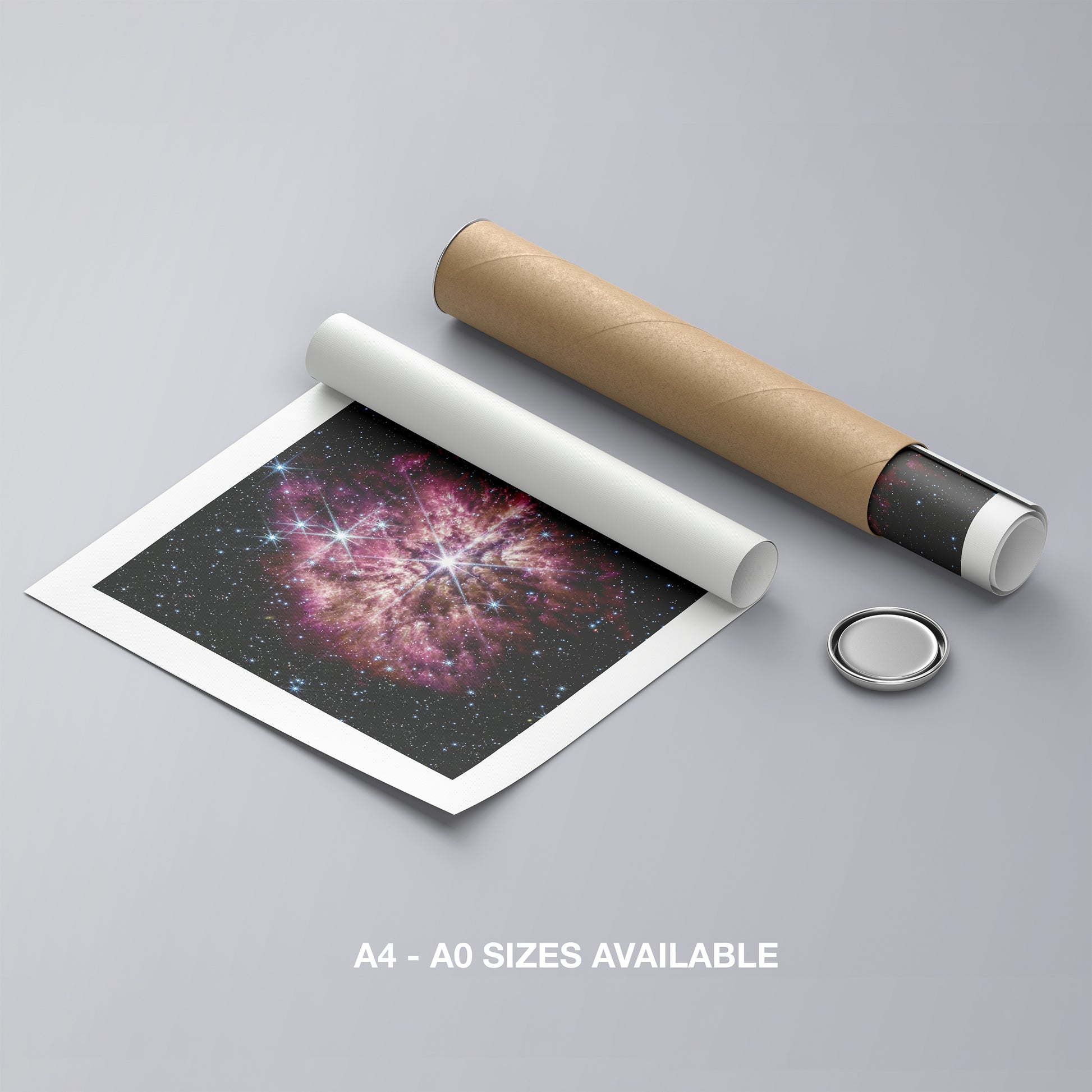 Wolf-Rayet Star - NASA James Webb Telescope - Rolled Poster Wall Art Print - House Prints