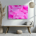 Vibrant Petals in Pink Bloom - Framed Canvas Wall Art Print | House Prints