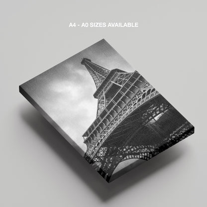 Eiffel Tower Paris France City Landmark - Framed Canvas Wall Art Print - House Prints