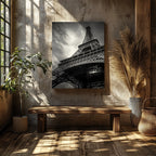 Eiffel Tower Paris France City Landmark - Framed Canvas Wall Art Print | House Prints