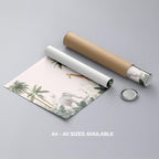 Safari Harmony with Jungle Friends - Rolled Poster Wall Art Print | House Prints