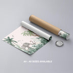 Jungle Animal Friends in Paradise - Rolled Poster Wall Art Print | House Prints