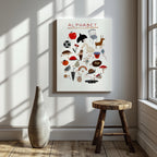 Kids Nursery Learn the ABC Alphabet - Framed Canvas Wall Art Print | House Prints