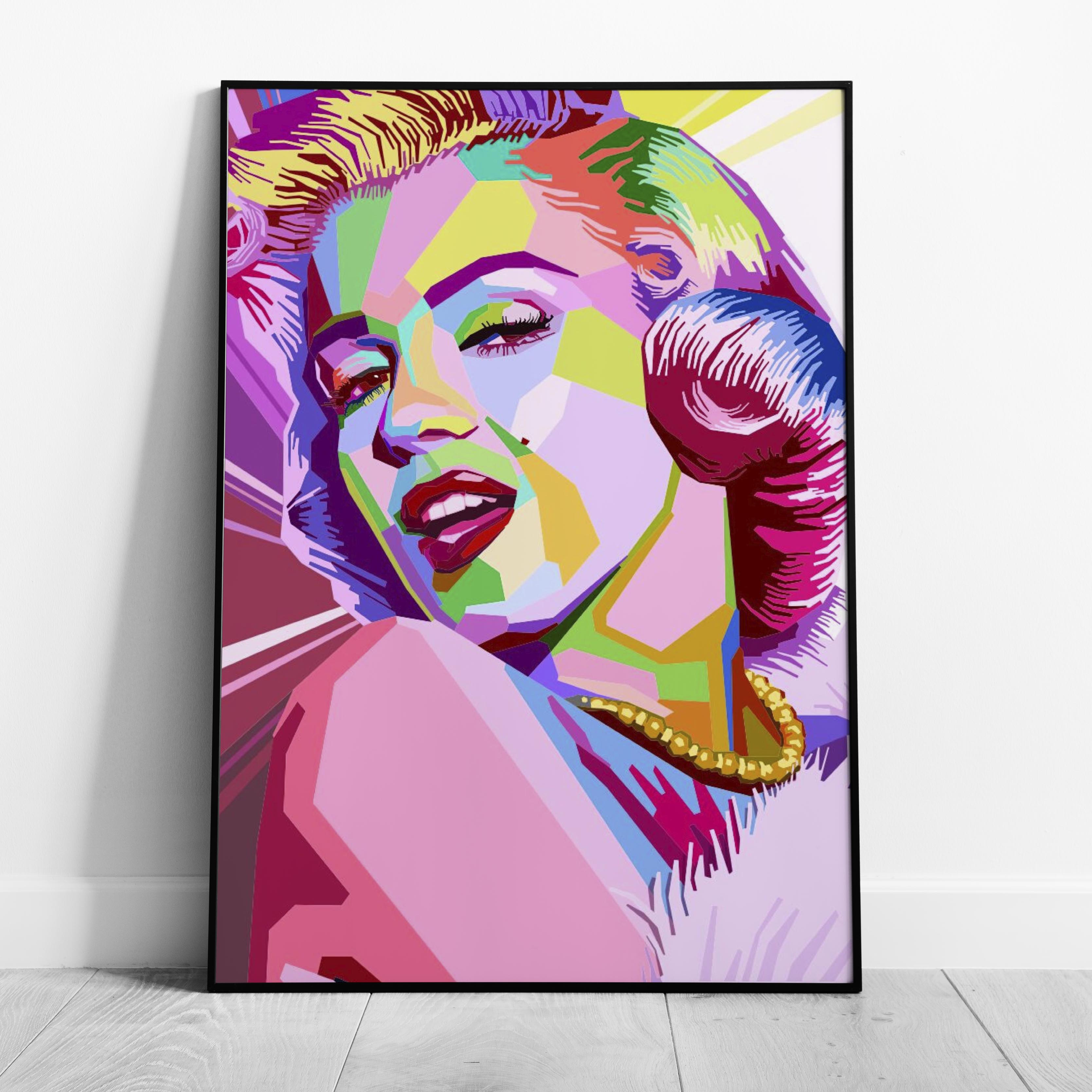 Pop Art Glamour Icon - Rolled Poster Wall Art Print