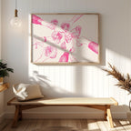 Pink Cheers to Good Times - Rolled Poster Wall Art Print | House Prints
