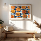Orange Citrus Symphony in the Sunlight - Rolled Poster Wall Art Print | House Prints