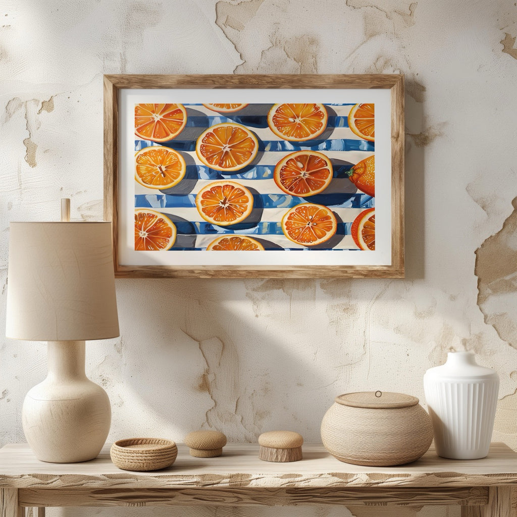 Citrus Symphony in the Sunlight - Rolled Poster Wall Art Print | House Prints