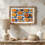 Orange Citrus Symphony in the Sunlight - Rolled Poster Wall Art Print | House Prints