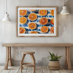 Orange Citrus Symphony in the Sunlight - Rolled Poster Wall Art Print | House Prints