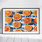 Orange Citrus Symphony in the Sunlight - Rolled Poster Wall Art Print | House Prints