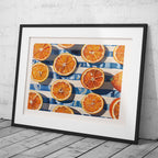 Orange Citrus Symphony in the Sunlight - Rolled Poster Wall Art Print | House Prints