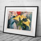 Radiant Yellow Lilies in Bloom - Rolled Poster Wall Art Print | House Prints