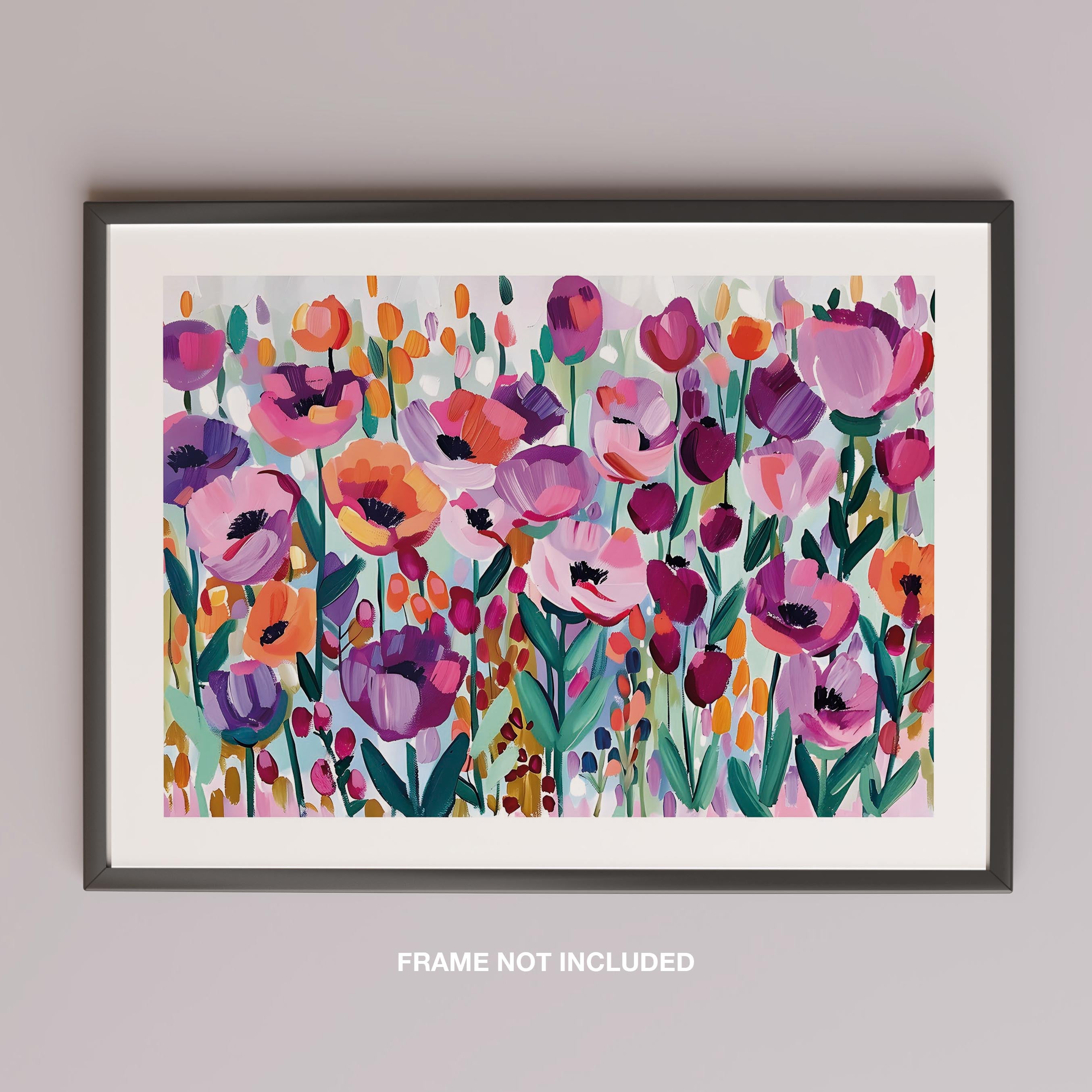 Vibrant Spring Floral Symphony - Rolled Poster Wall Art Print | House Prints