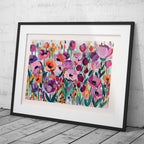 Vibrant Spring Floral Symphony - Rolled Poster Wall Art Print | House Prints