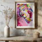 Pop Art Glamour Icon - Rolled Poster Wall Art Print | House Prints