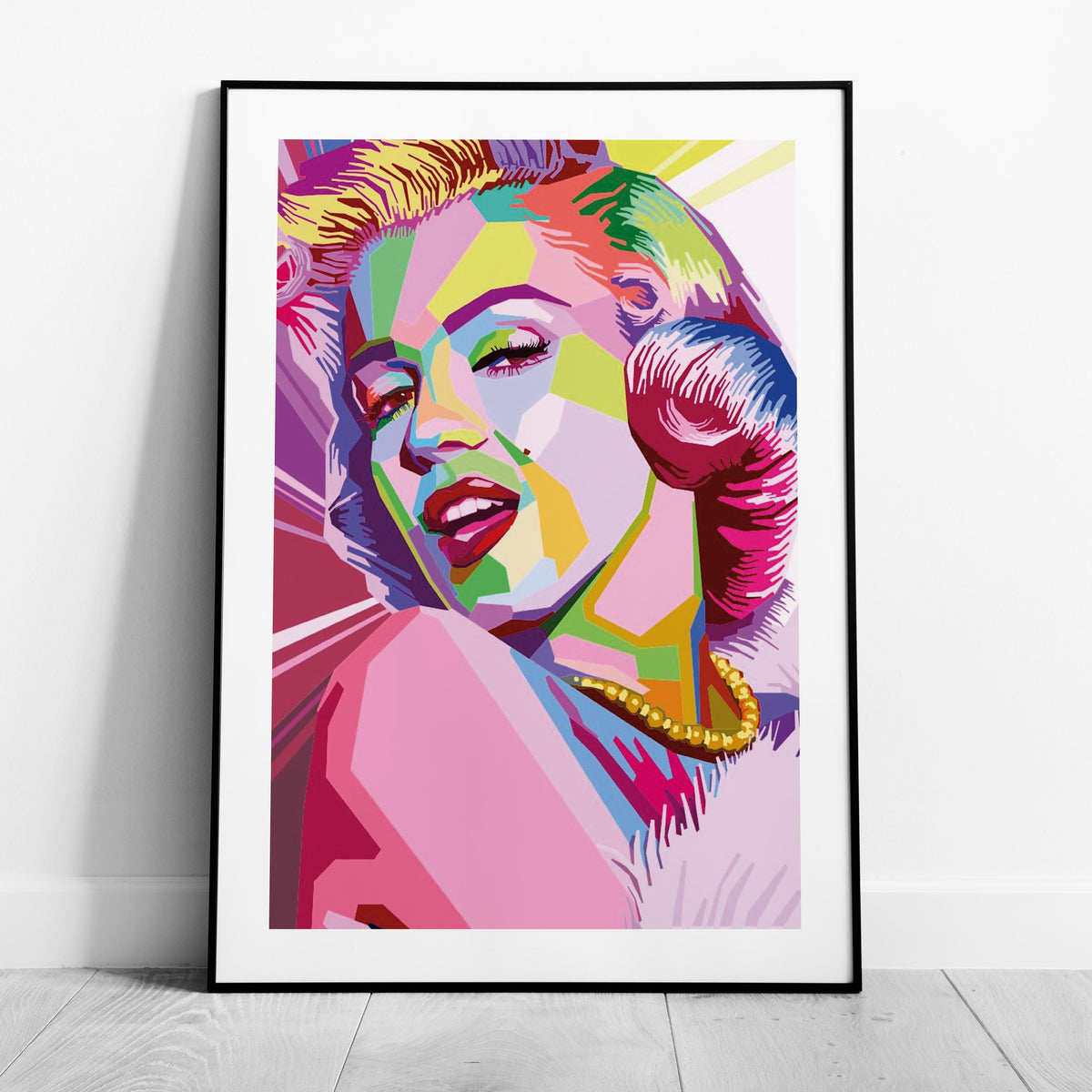 Pop Art Glamour Icon - Rolled Poster Wall Art Print
