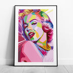 Pop Art Glamour Icon - Rolled Poster Wall Art Print | House Prints