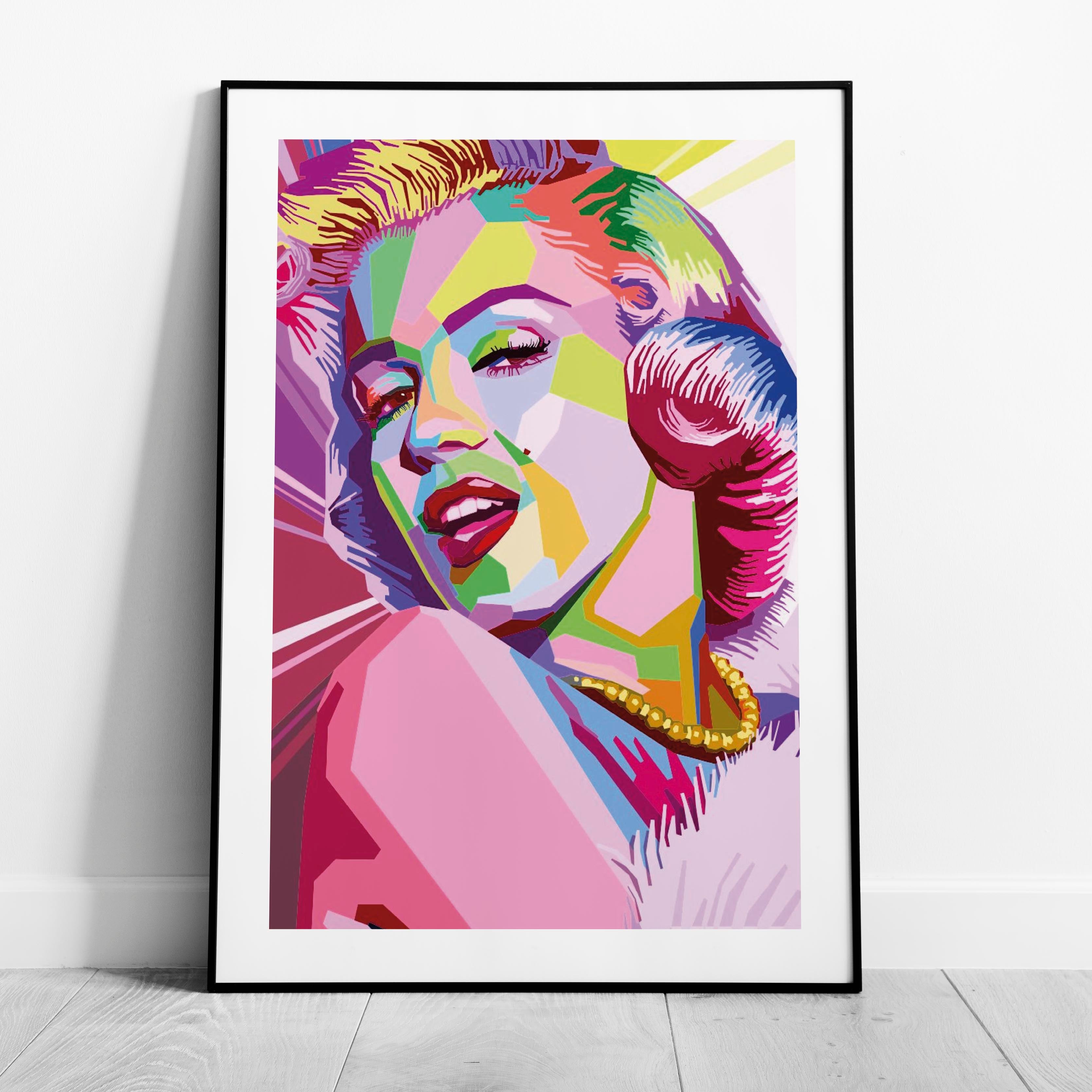 Pop Art Glamour Icon - Rolled Poster Wall Art Print