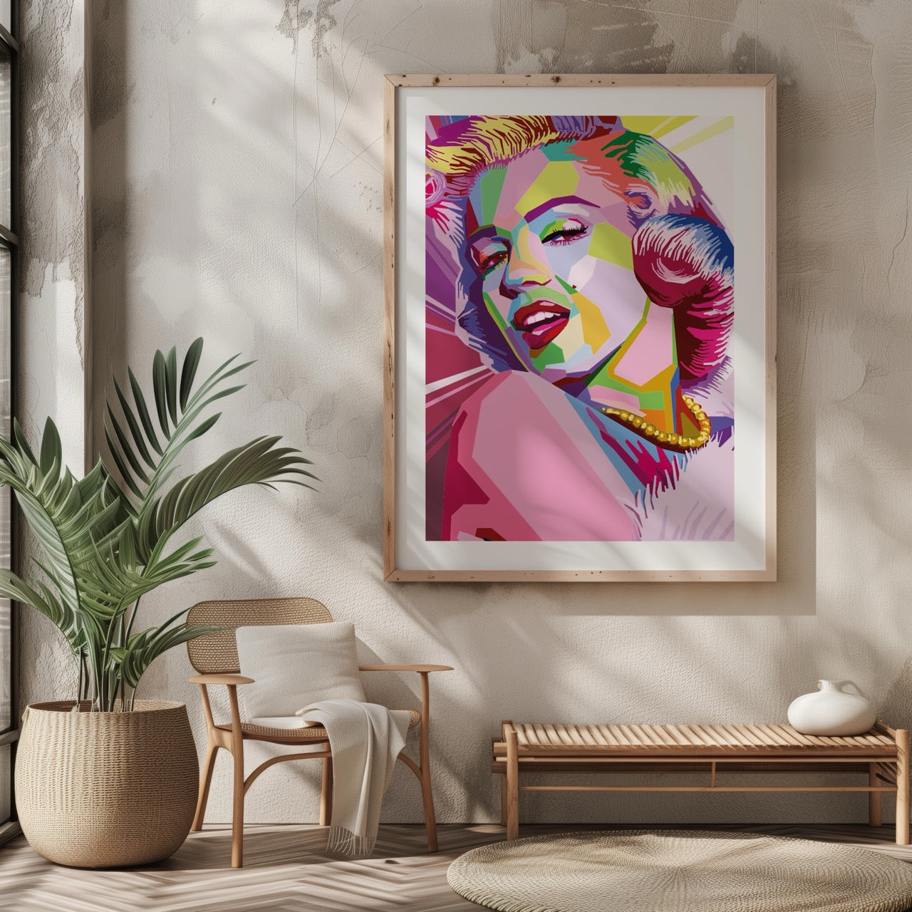 Pop Art Glamour Icon - Rolled Poster Wall Art Print