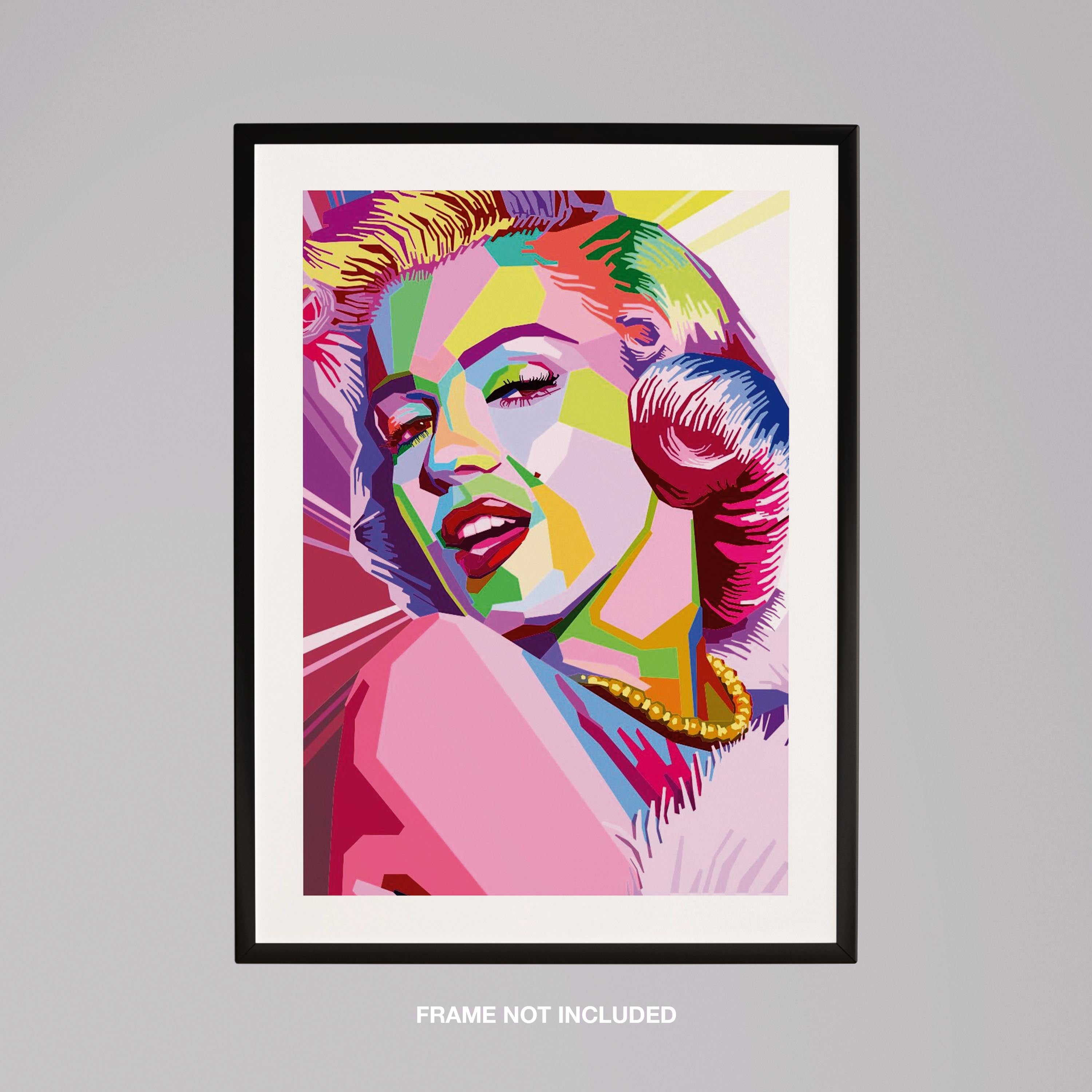 Pop Art Glamour Icon - Rolled Poster Wall Art Print
