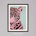 Pink Panther's Fierce Gaze - Rolled Poster Wall Art Print | House Prints