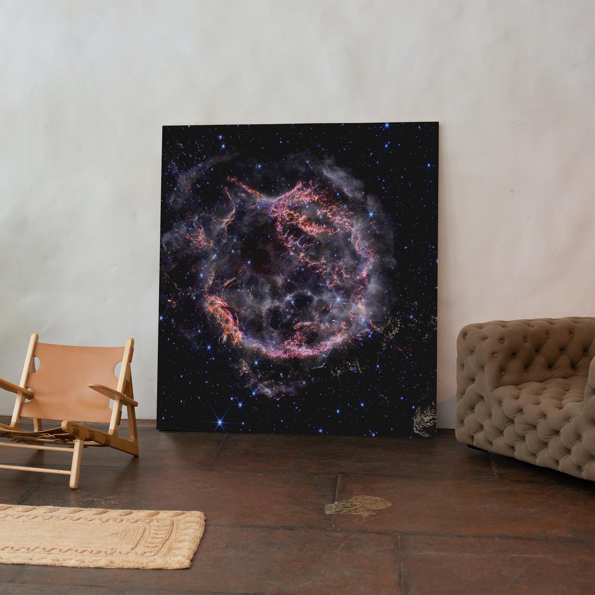 Supernova Cassiopeia A Space Hubble Telescope - Framed Canvas Wall Art Print - House Prints
