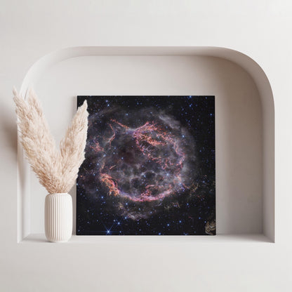 Supernova Cassiopeia A Space Hubble Telescope - Framed Canvas Wall Art Print - House Prints